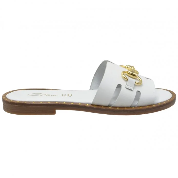 Φωτογραφία προϊόντος: Spiero ΣΑΝΔΑΛΙ E2-071 WHITE LEATHER