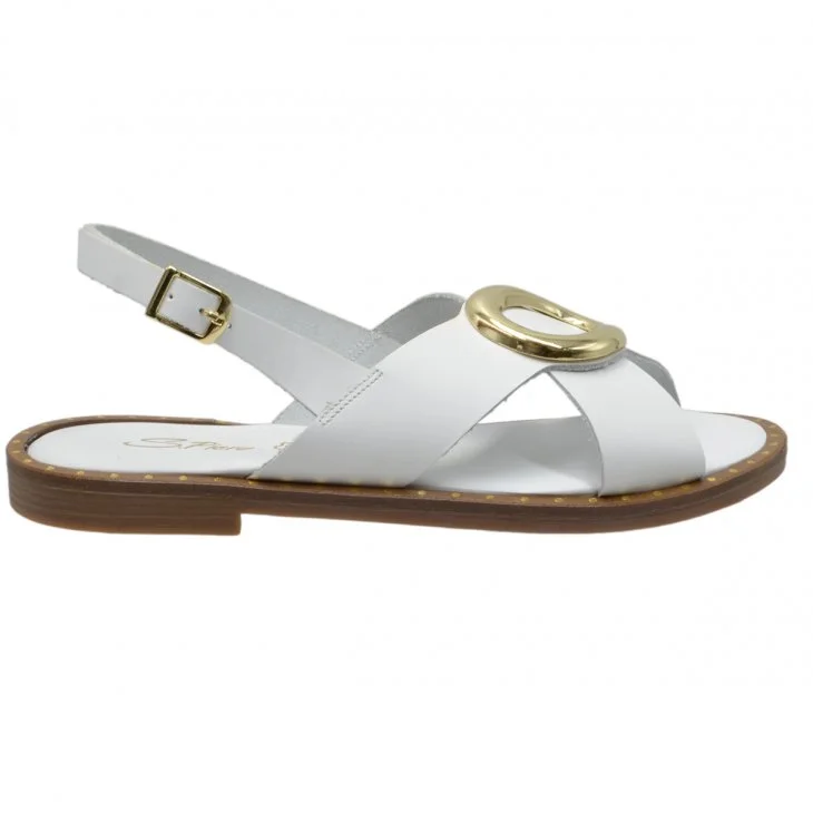 Φωτογραφία προϊόντος: Spiero ΣΑΝΔΑΛΙ E2-073 WHITE LEATHER