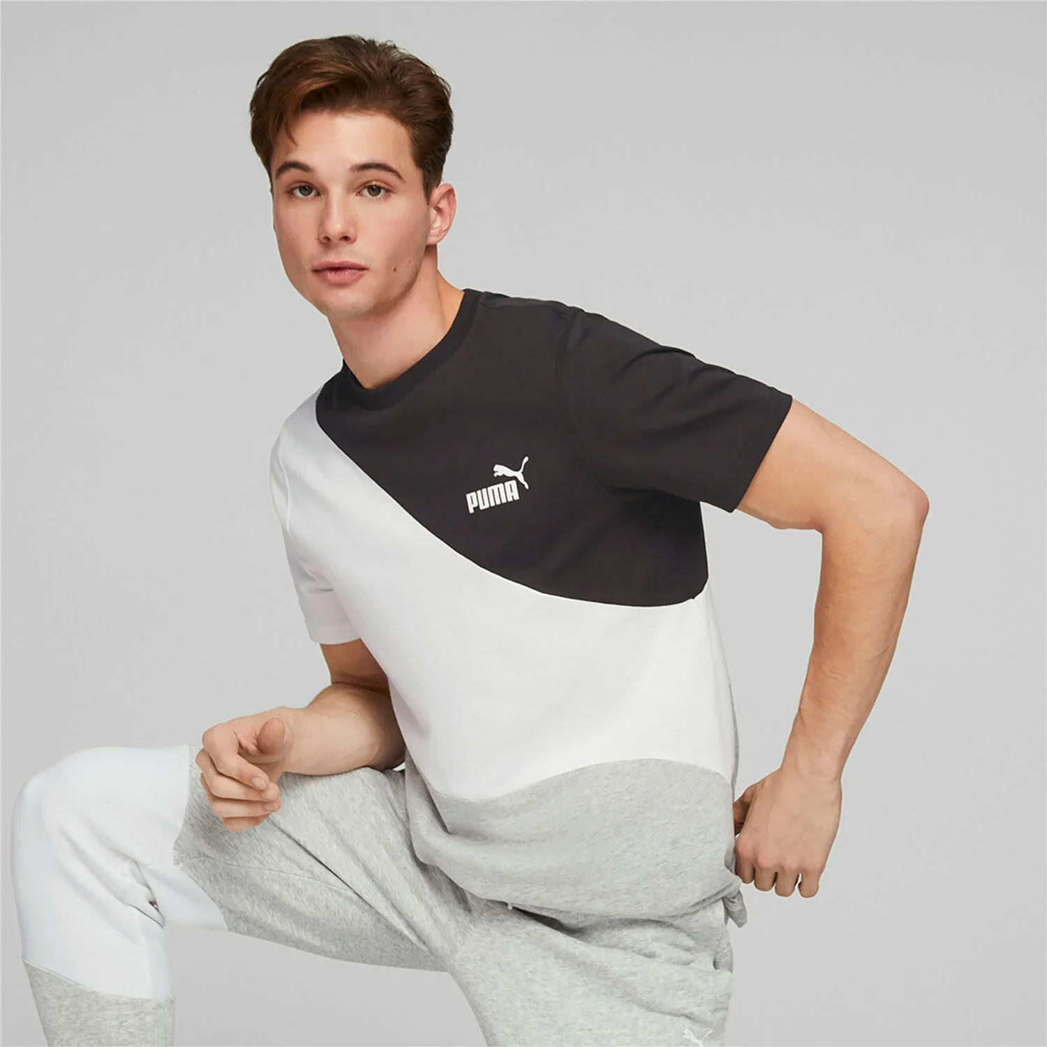 Φωτογραφία προϊόντος: PUMA POWER CAT T-SHIRT ΓΚΡΙ
