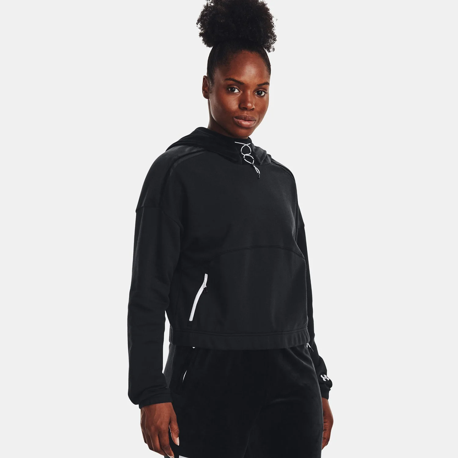 Φωτογραφία προϊόντος: UNDER ARMOUR UA JOURNEY FLEECE HOODIE ΜΑΥΡΟ