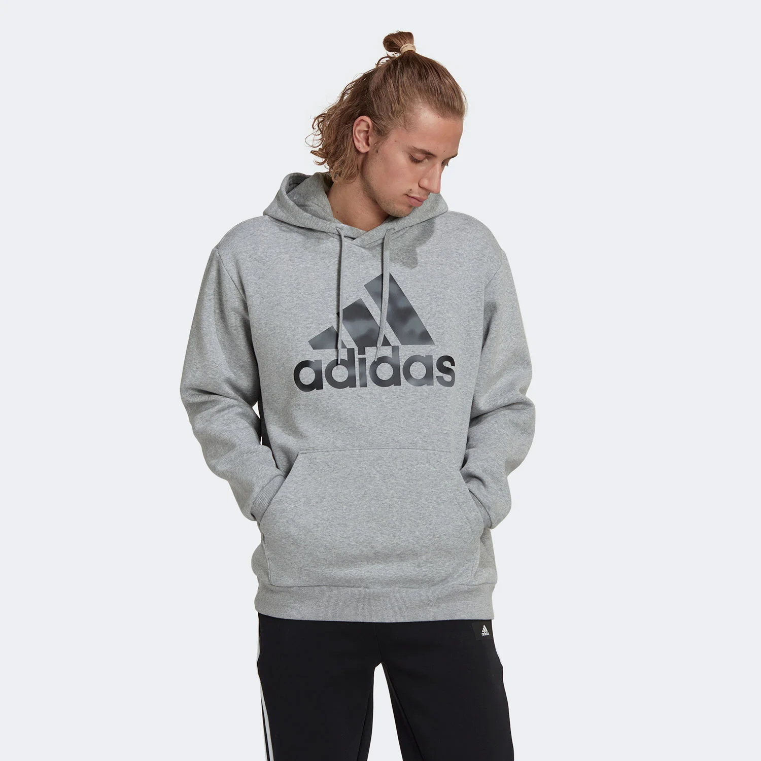Φωτογραφία προϊόντος: ADIDAS PERFORMANCE ADIDAS ESSENTIALS CAMO PRINT FRENCH TERRY HOODIE ΓΚΡΙ