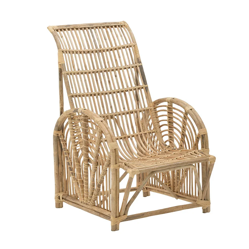 Φωτογραφία προϊόντος: INART ΣΕΖΛΟΝΓΚ RATTAN NATURAL 80X64X105/37cm 3-50-871-0008