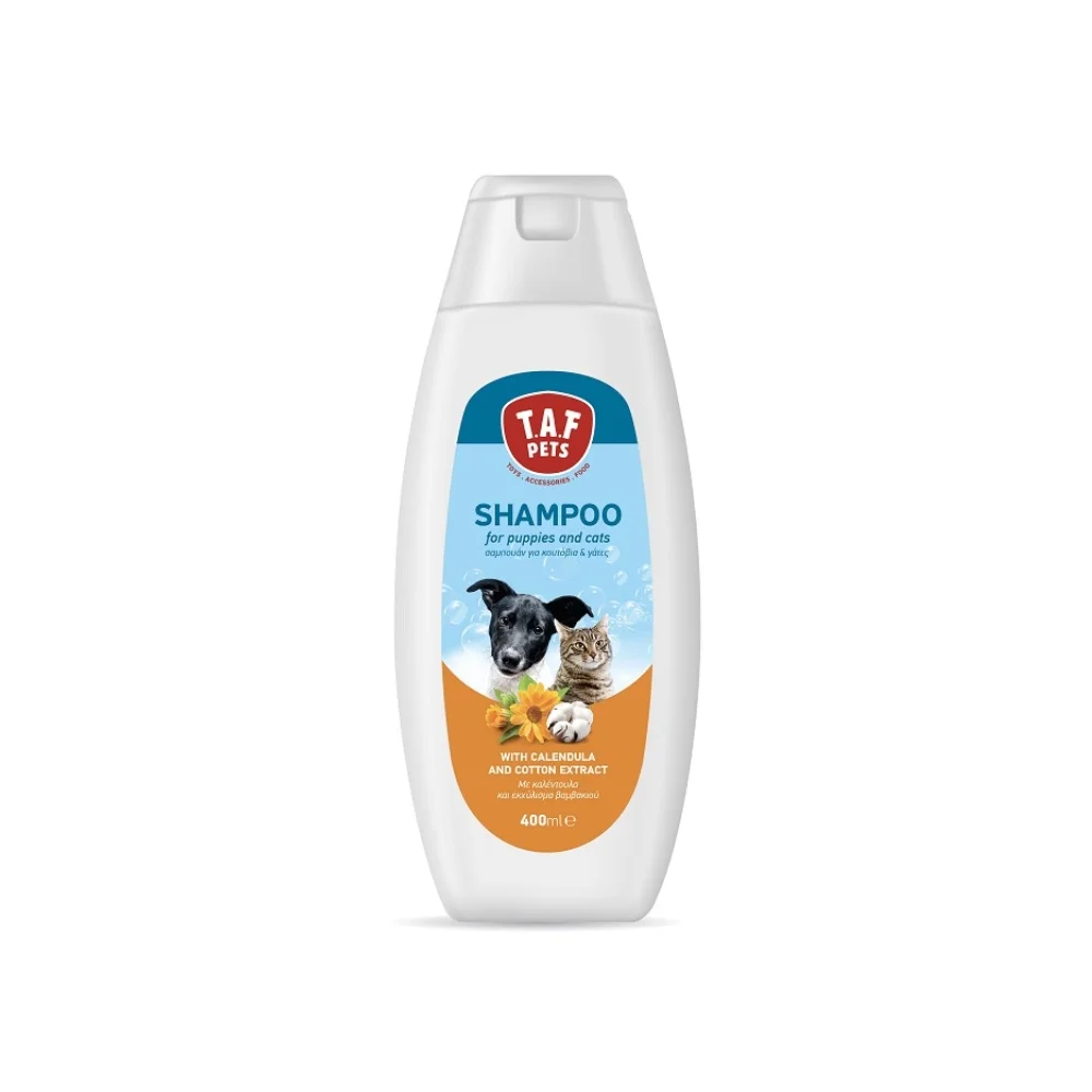 Φωτογραφία προϊόντος: Σαμπουάν Taf Pets Shampoo Puppies + Cat Calendula + Cotton 400ml