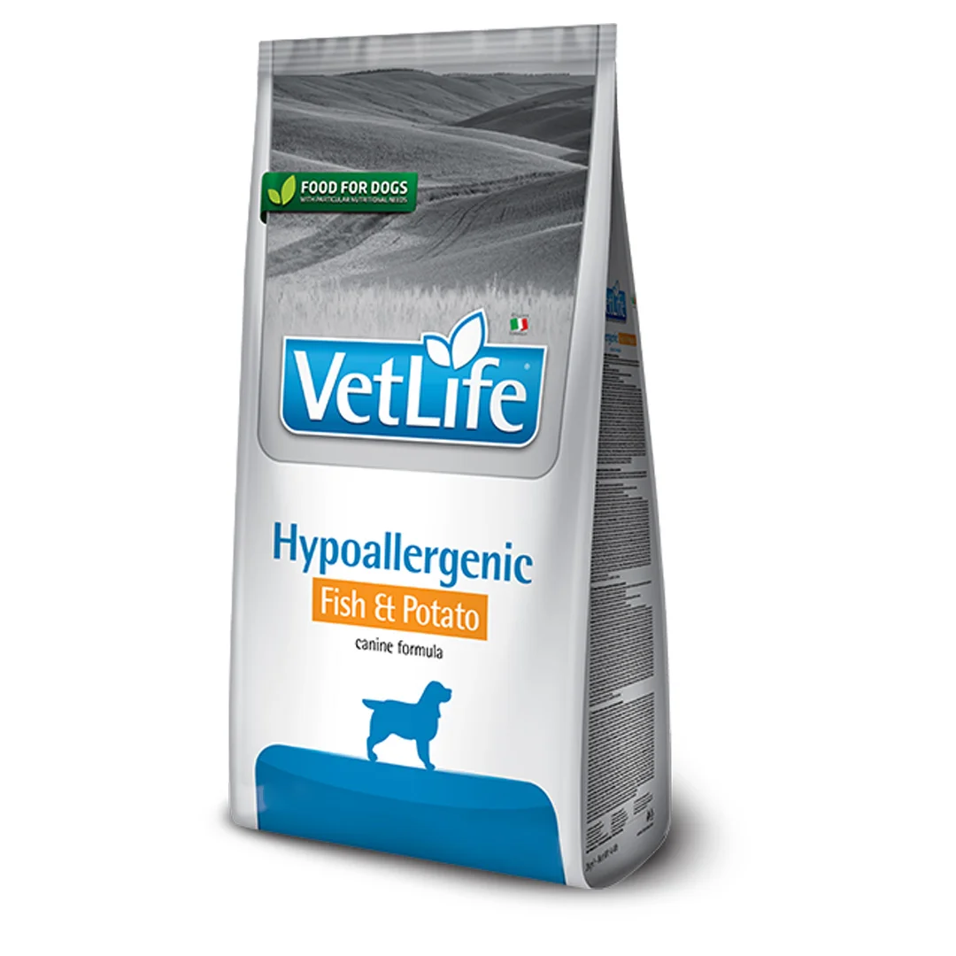 Φωτογραφία προϊόντος: Vet Life VetLife Hypoallergenic Fish + Potato Σκύλου 2KG