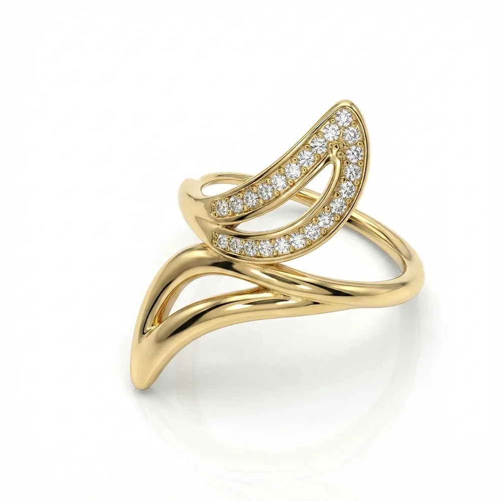 Φωτογραφία προϊόντος: OEM Double omnia gold ring