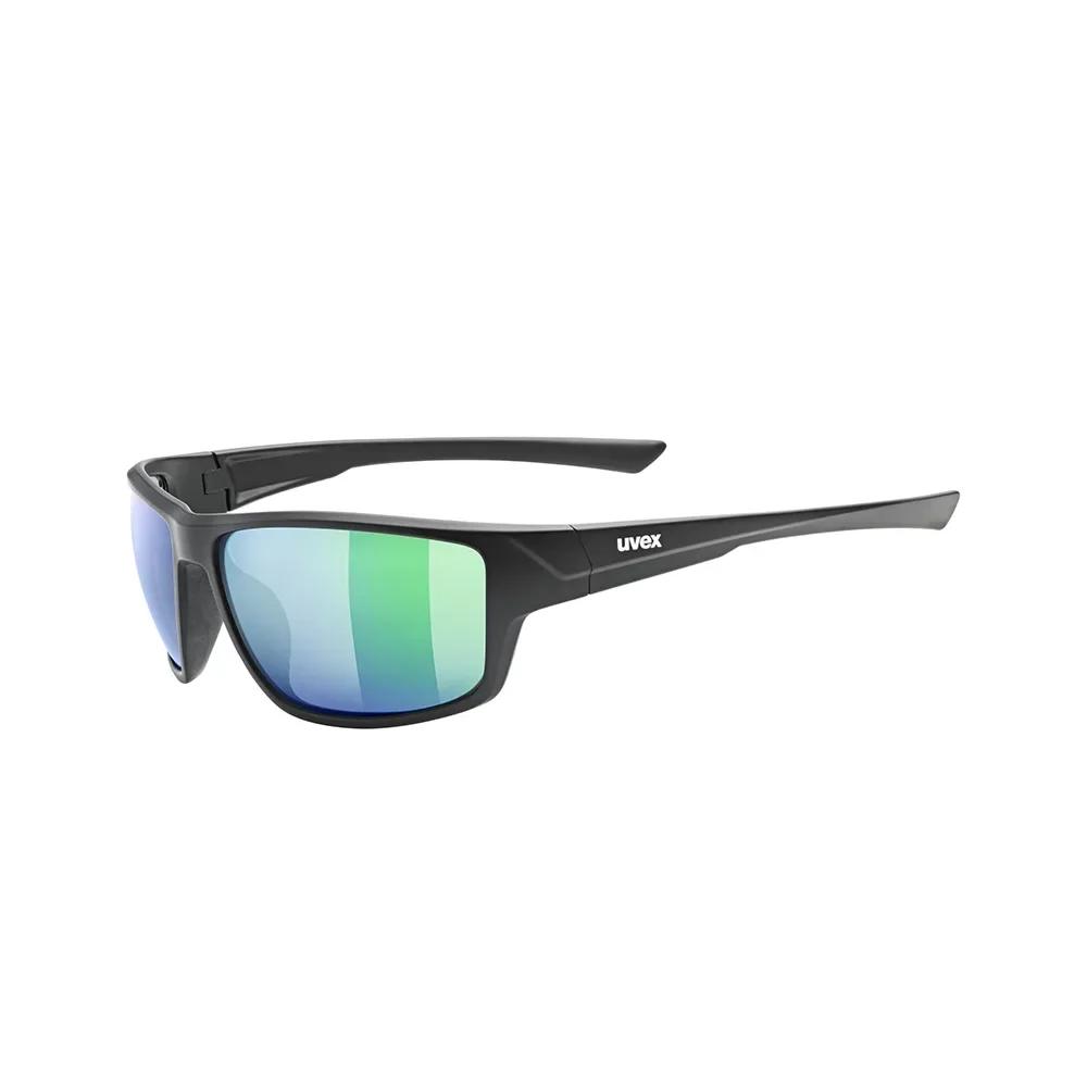 Φωτογραφία προϊόντος: ΓΥΑΛΙΑ ΗΛΙΟΥ SPORTSTYLE 230 BLACK MATT/ MIRROR GREEN LENS S5320692215 | UVEX
