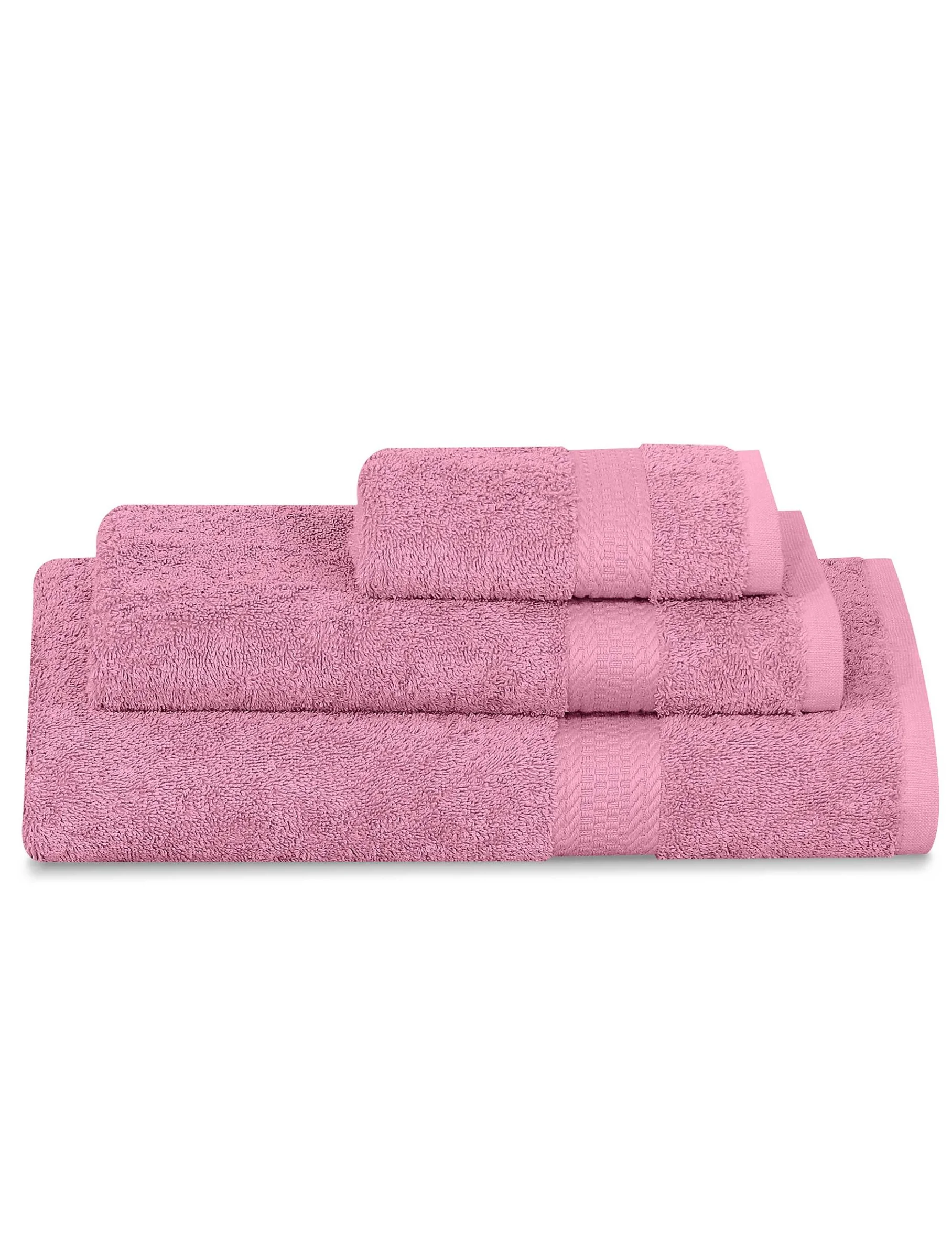 Φωτογραφία προϊόντος: Πετσέτα UTOPIA NUDE PINK MADI Σετ πετσέτες 3 τεμαχίων (30 x 50 + 50 x 90 + 80 x 150 εκ.)