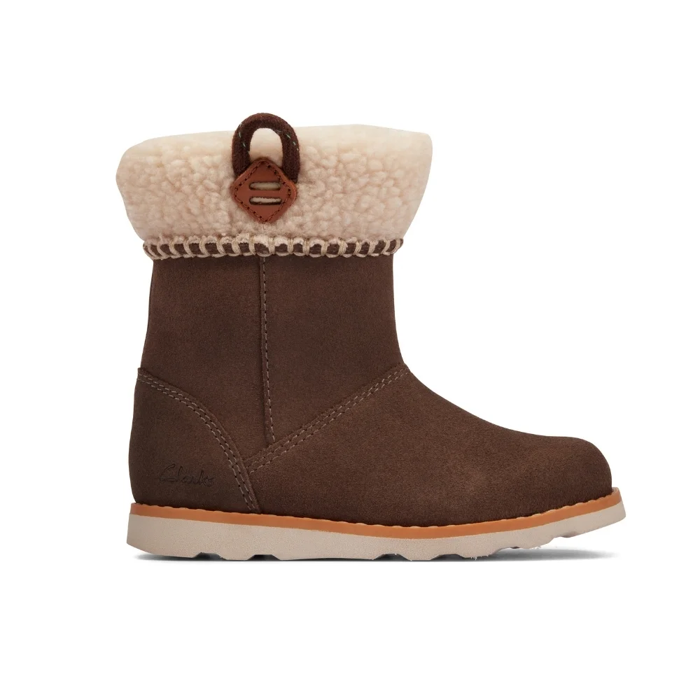Φωτογραφία προϊόντος: Παιδικό Clarks μποτάκι Crown Loop T 26161375 Καφέ