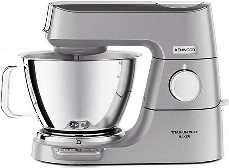 Φωτογραφία προϊόντος: Kenwood KVC85.124SI Titanium Chef Baker (Κουζινομηχανή 1200W με Ανοξείδωτο Κάδο 5lt)