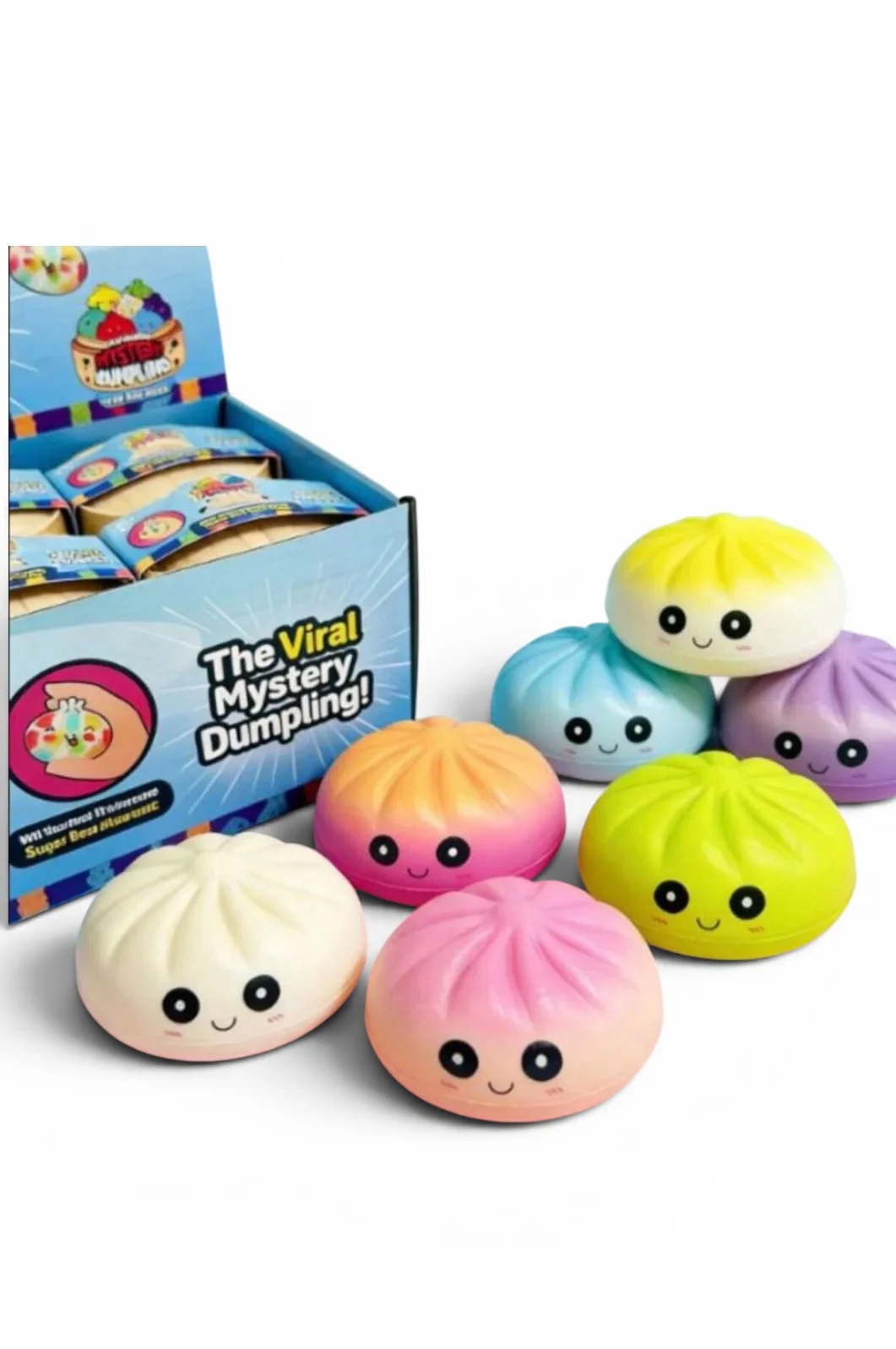 Φωτογραφία προϊόντος: Regalis Taba World Mystery Bao Bun Rainbow Dumplings Αφρώδες Πολύχρωμο Squishy (Τυχαίο Χρώμα) 1τμχ , 8 εκ