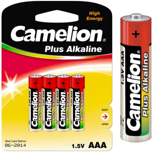 Φωτογραφία προϊόντος: Camelion LR03BP4 Μπαταρία Αλκαλική 1,5V AAA Plus Alkaline Set 4 Τεμ.