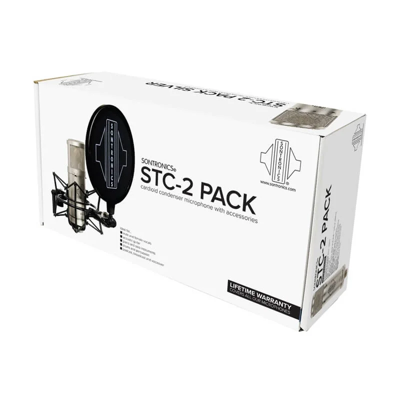Φωτογραφία προϊόντος: Sontronics STC-2 Pack Πακέτο Πυκνωτικό Μικρόφωνο - Αξεσουάρ Silver