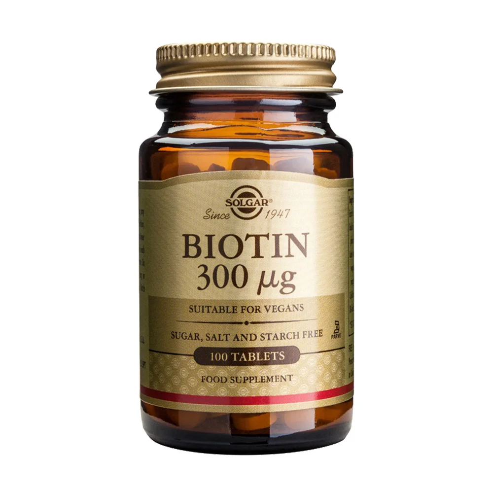 Φωτογραφία προϊόντος: SOLGAR BIOTIN 300μg tabs 100s