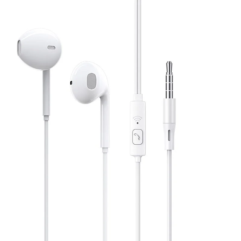 Φωτογραφία προϊόντος: Hands Free Ancus Melody MD66 Semi in-Earbud Stereo 3.5mm Λευκό με Μικρόφωνο και Πλήκτρο Λειτουργίας 1,2μ