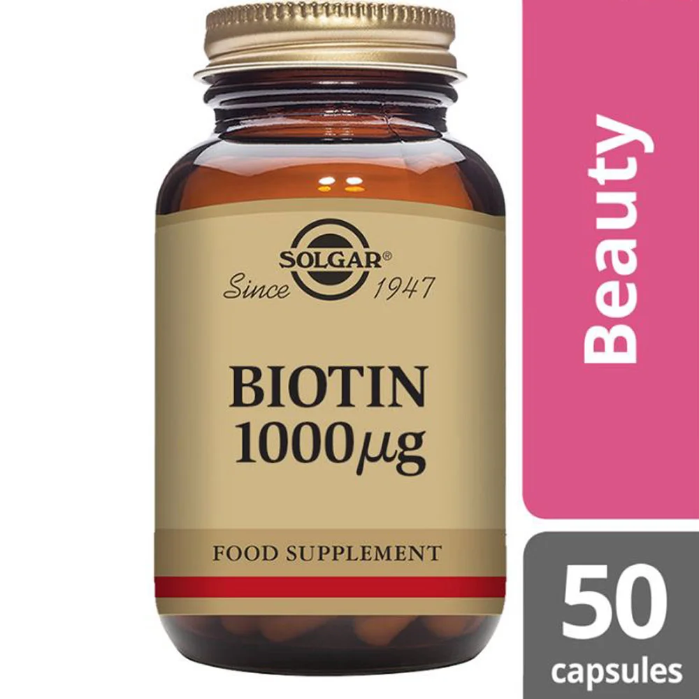 Φωτογραφία προϊόντος: SOLGAR BIOTIN 1000μg veg.caps 50s