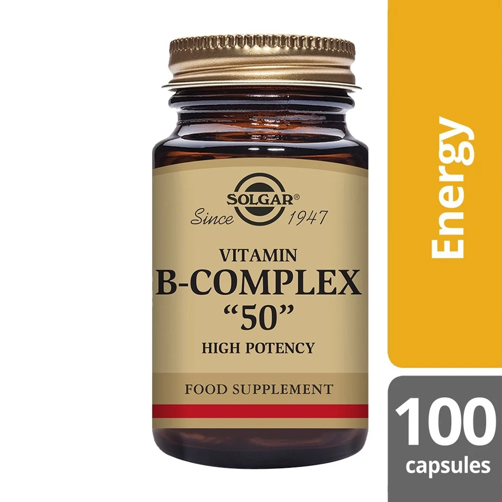 Φωτογραφία προϊόντος: SOLGAR B- 50 COMPLEX veg.caps 50s