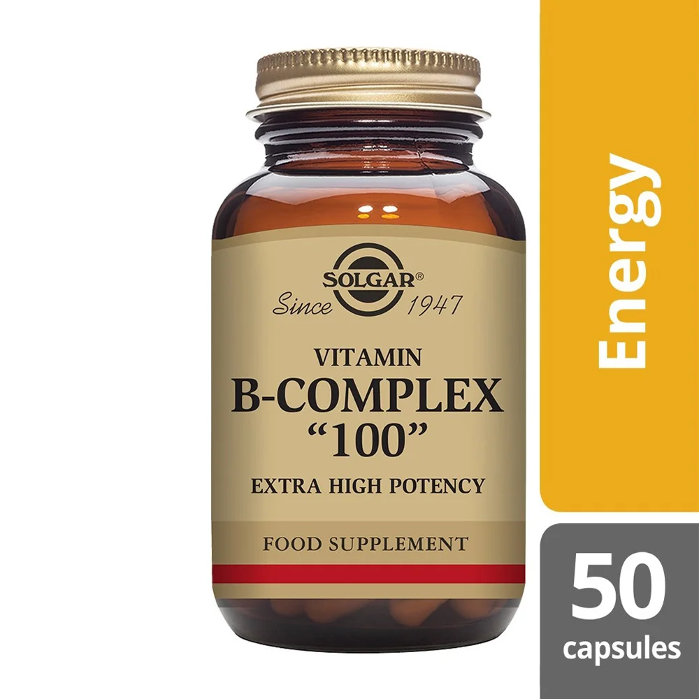 Φωτογραφία προϊόντος: SOLGAR B-100 COMPLEX veg.caps 50s