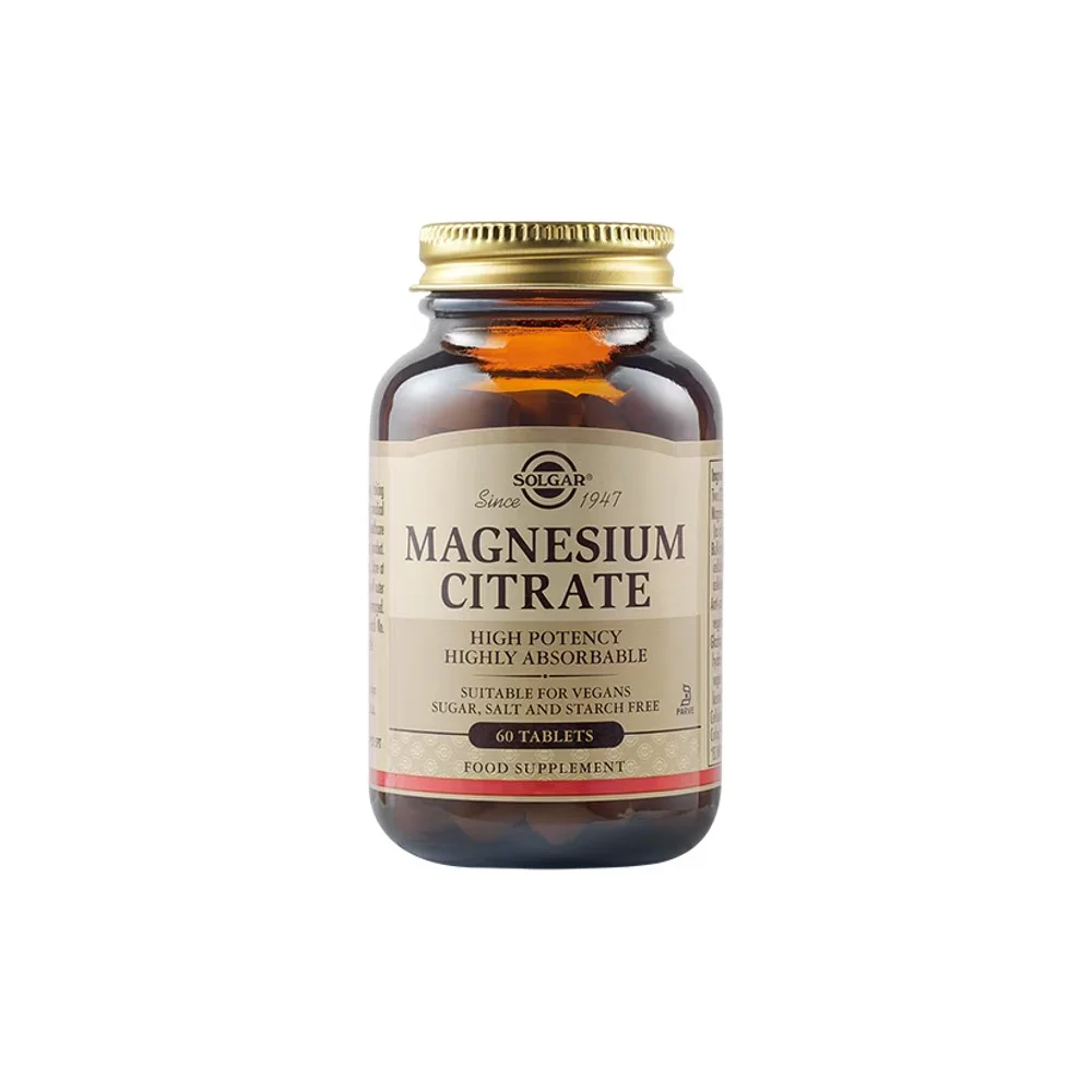 Φωτογραφία προϊόντος: SOLGAR Magnesium Citrate 200mg 60tabs