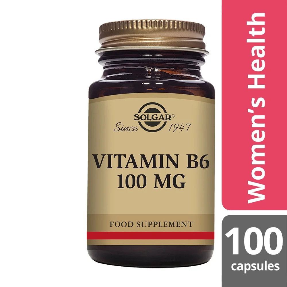 Φωτογραφία προϊόντος: SOLGAR VIT. B-6 100mg veg.caps 100s
