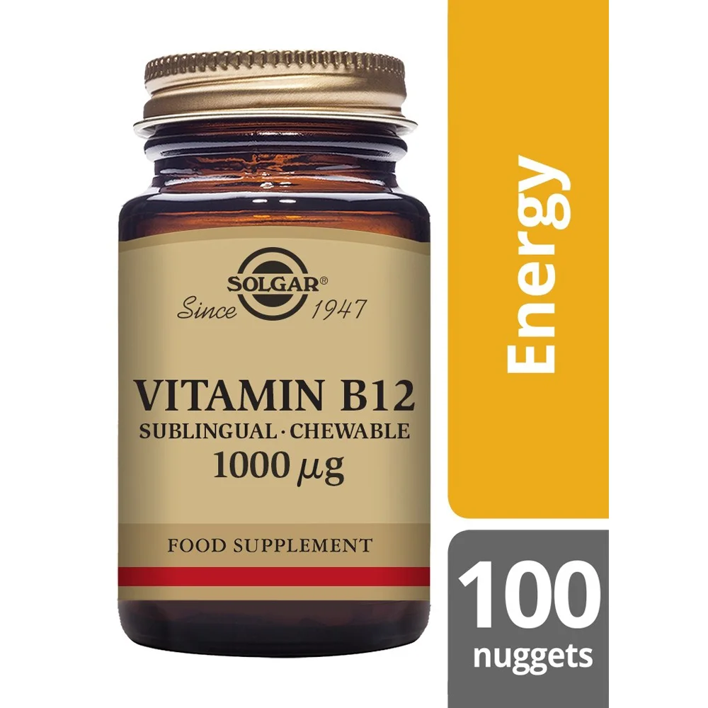Φωτογραφία προϊόντος: SOLGAR VIT. B-12 1000μg nuggets 100s