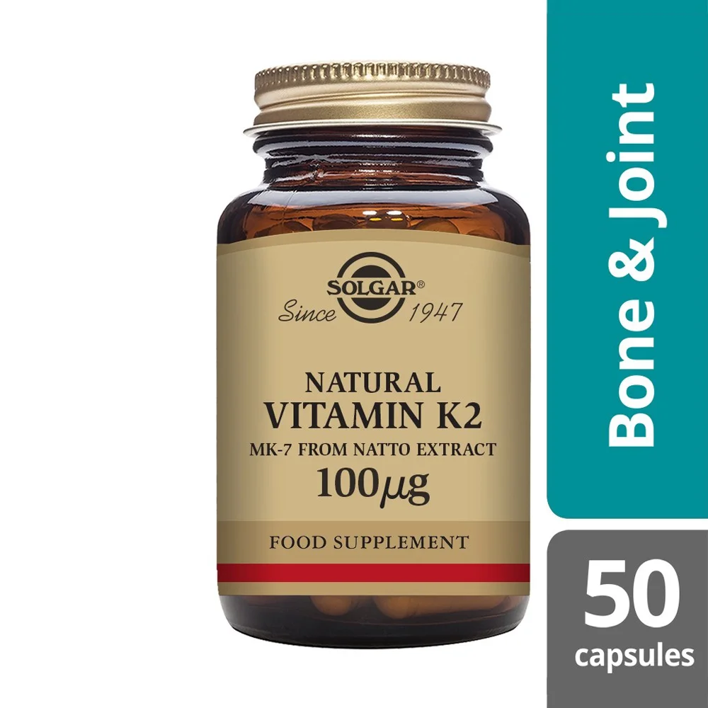 Φωτογραφία προϊόντος: SOLGAR VITAMIN K2 100μg veg.caps 50s