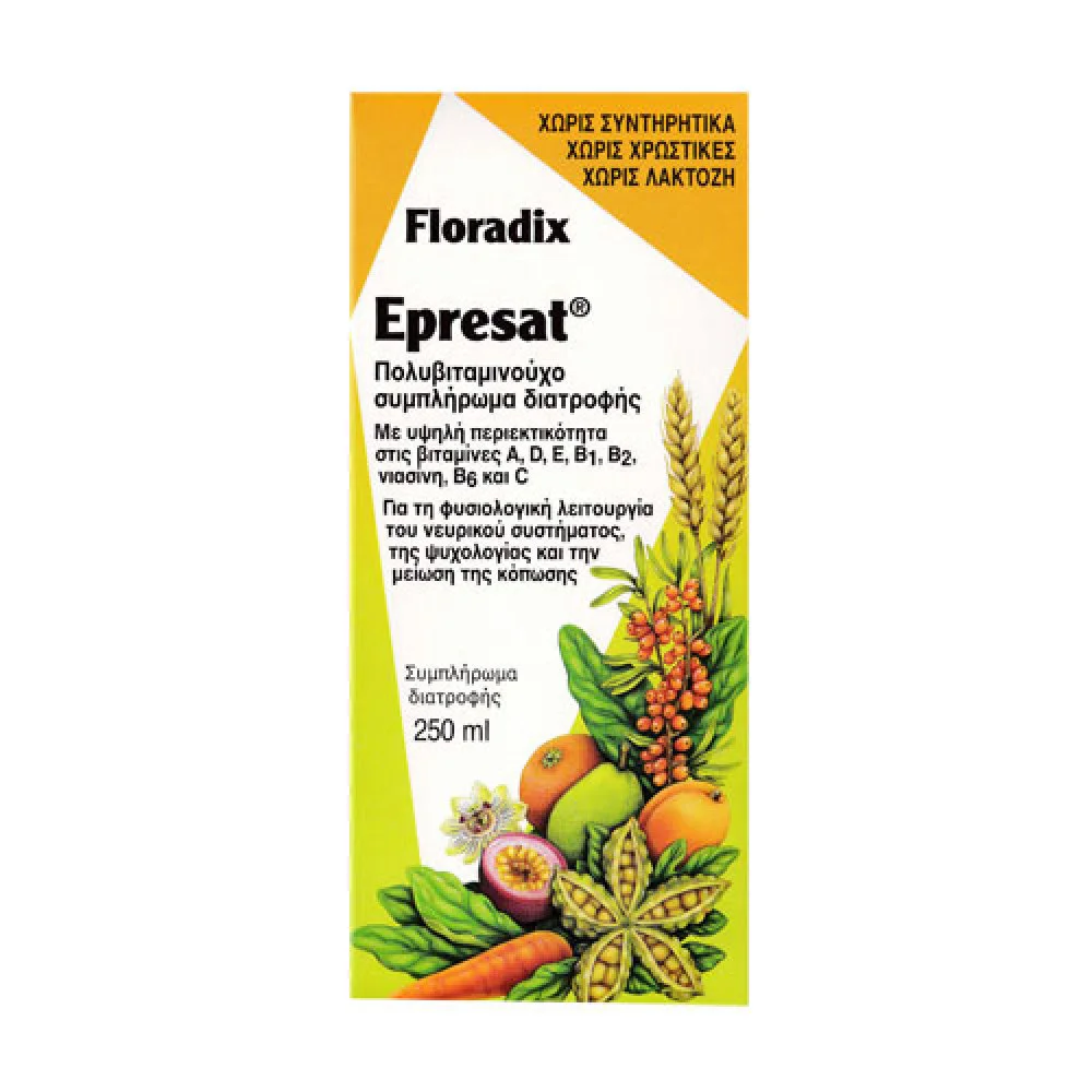 Φωτογραφία προϊόντος: SALUS Floradix Epresat - 100% φυσικό, πολυβιταμινούχο και τονωτικό συμπλήρωμα (250ml)