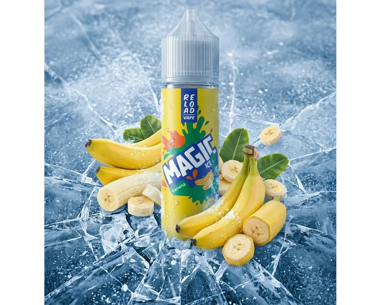 Φωτογραφία προϊόντος: Reload Vape Magic Banana Ice Flavor Shot 15ml/60ml