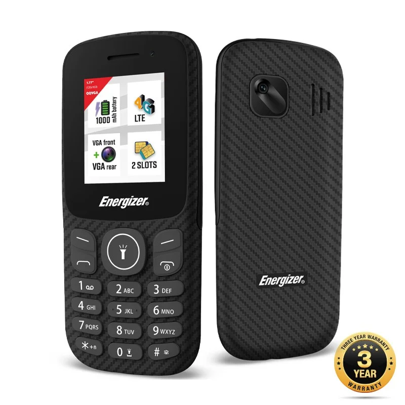 Φωτογραφία προϊόντος: Energizer Energy E130S 4G Dual Sim 1.77" 1000 mAh, Bluetooth, Camera Μαύρο