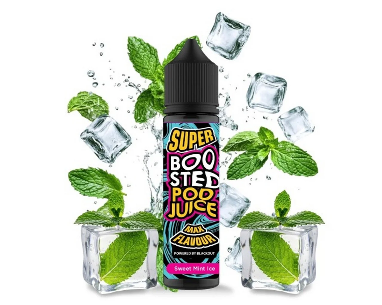 Φωτογραφία προϊόντος: Blackout FlavorShot Super Boosted Pod Juice Sweet Mint Ice 6ml/60ml