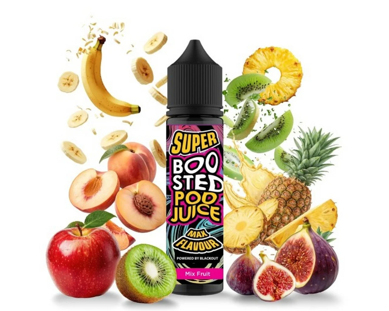 Φωτογραφία προϊόντος: Blackout FlavorShot Super Boosted Pod Juice Mix Fruit 6ml/60ml