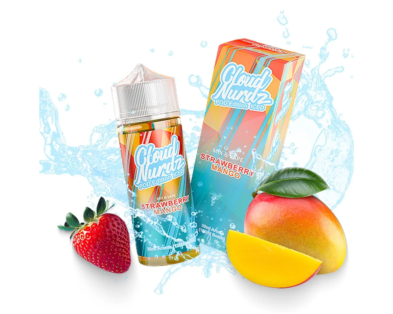 Φωτογραφία προϊόντος: Cloud Nurdz Strawberry Mango Iced Flavor Shot 10ml/30ml