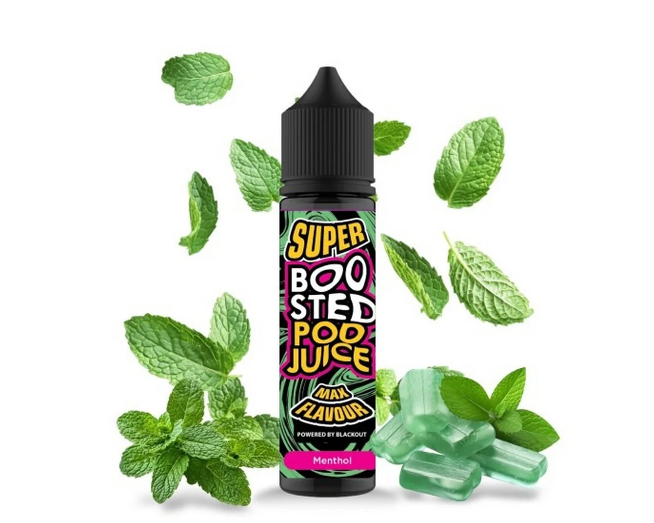 Φωτογραφία προϊόντος: Blackout FlavorShot Super Boosted Pod Juice Menthol 6ml/60ml