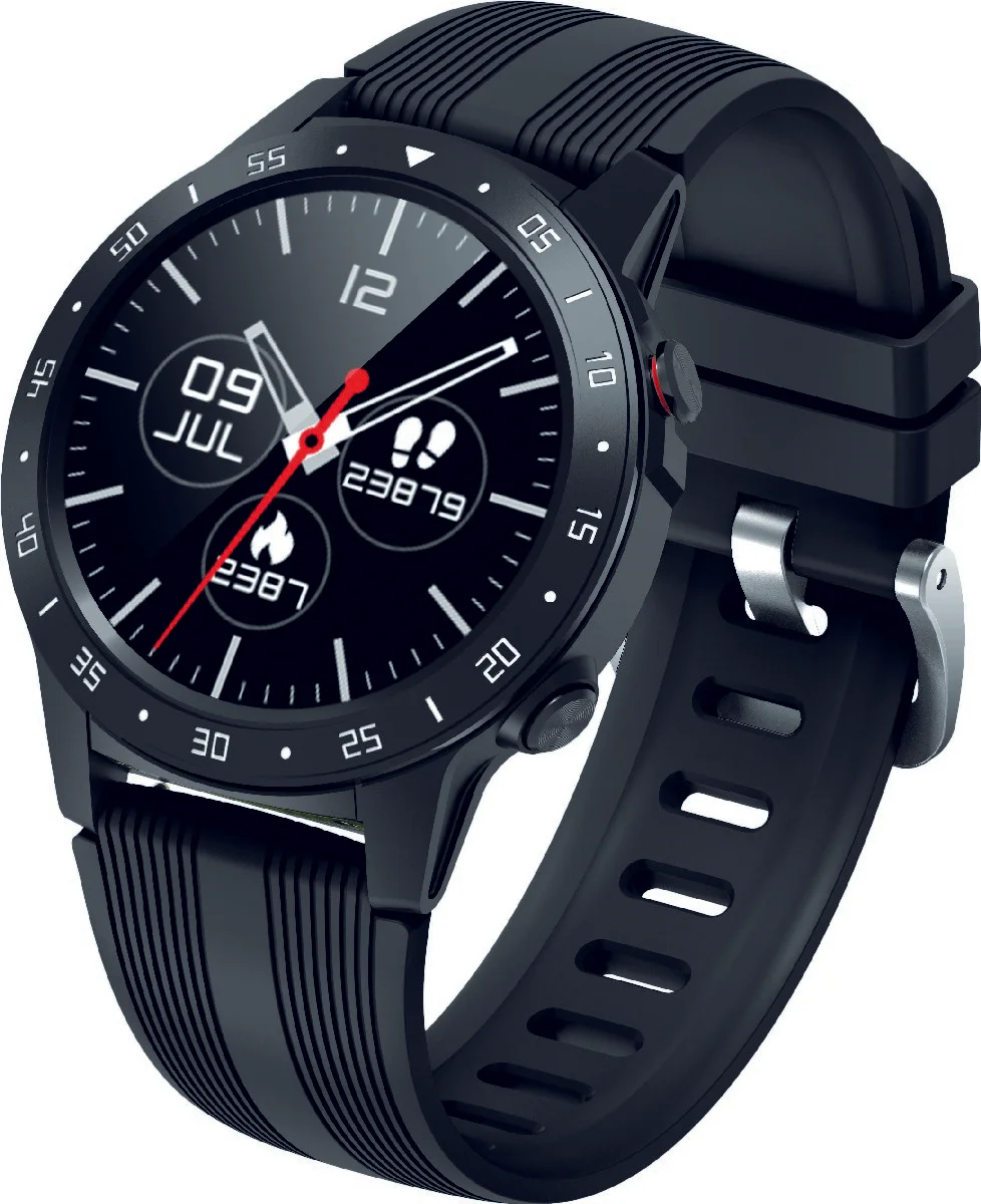 Φωτογραφία προϊόντος: Maxcom Smartwatch FitGo FW37 Argon IP68 320mAh Μαύρο Silicon Band