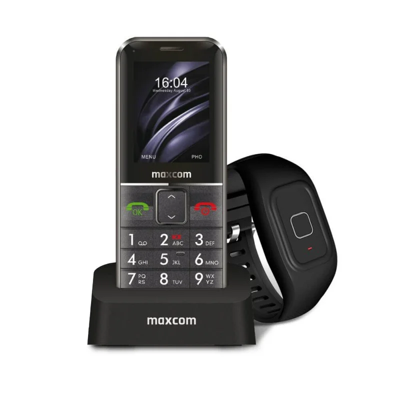 Φωτογραφία προϊόντος: Maxcom MM735 2.4" 2G IP67 με Ασύρματο Βραχιόλι SOS, GPS, Bluetooth, Κάμερα 2.0MP, Ραδιόφωνο, Φακό και Πλήκτρο Έκτακτης Ανάγκης Μαύρο