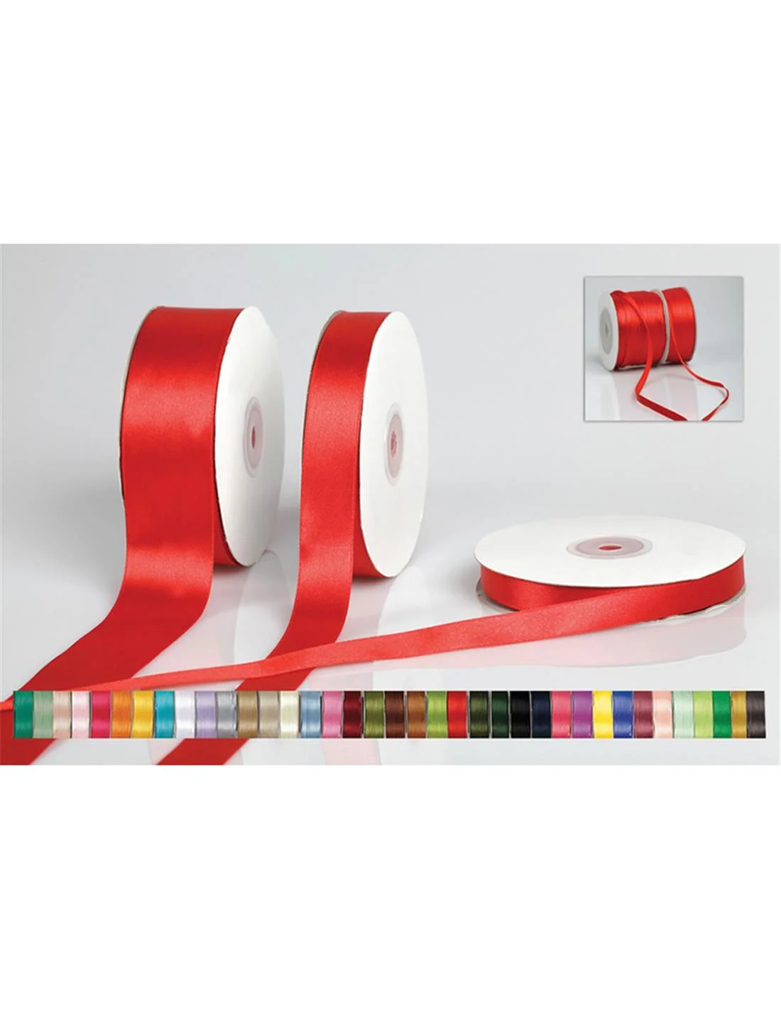 Φωτογραφία προϊόντος: Plastona SINGLE FACE SATIN RIBBON 3mmΧ92m