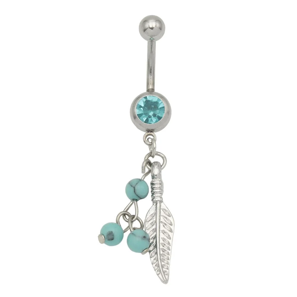 Φωτογραφία προϊόντος: Nire Σκουλαρίκι αφαλού από χειρουργικό ατσάλι σε ασημένιο χρώμα SA0127