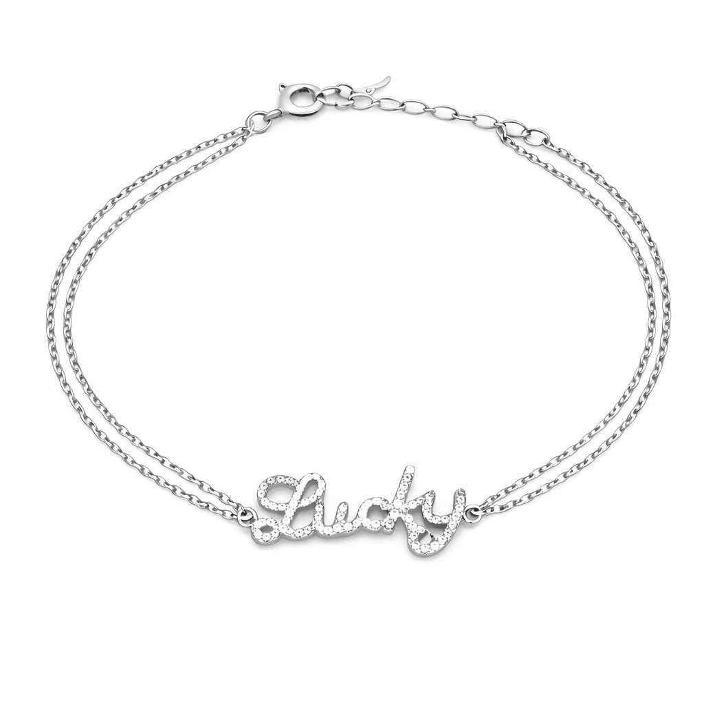 Φωτογραφία προϊόντος: Nire Ασημένιο βραχιόλι "Lucky" με ζιργκόν NRWB0148