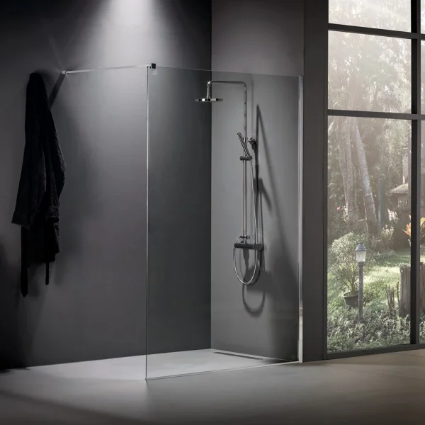 Φωτογραφία προϊόντος: Devon Iwis Walk-In 40 Chrome IW40C-100 37-39x200cm Διαχωριστικό Ντουζιέρας