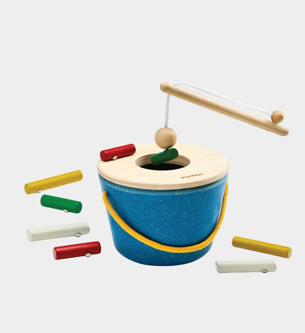 Φωτογραφία προϊόντος: Ξύλινο παιχνίδι Montessori Ψάρεμα με Κορμούς | Plan Toys