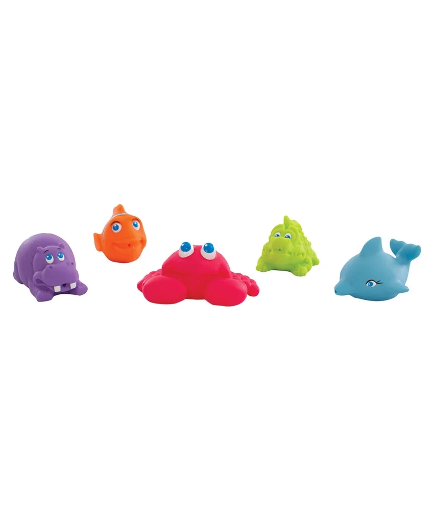 Φωτογραφία προϊόντος: NUK Playgro Under The Sea Squirtees Μπουγελόφατσες για 6+ Μηνών 5τμχ