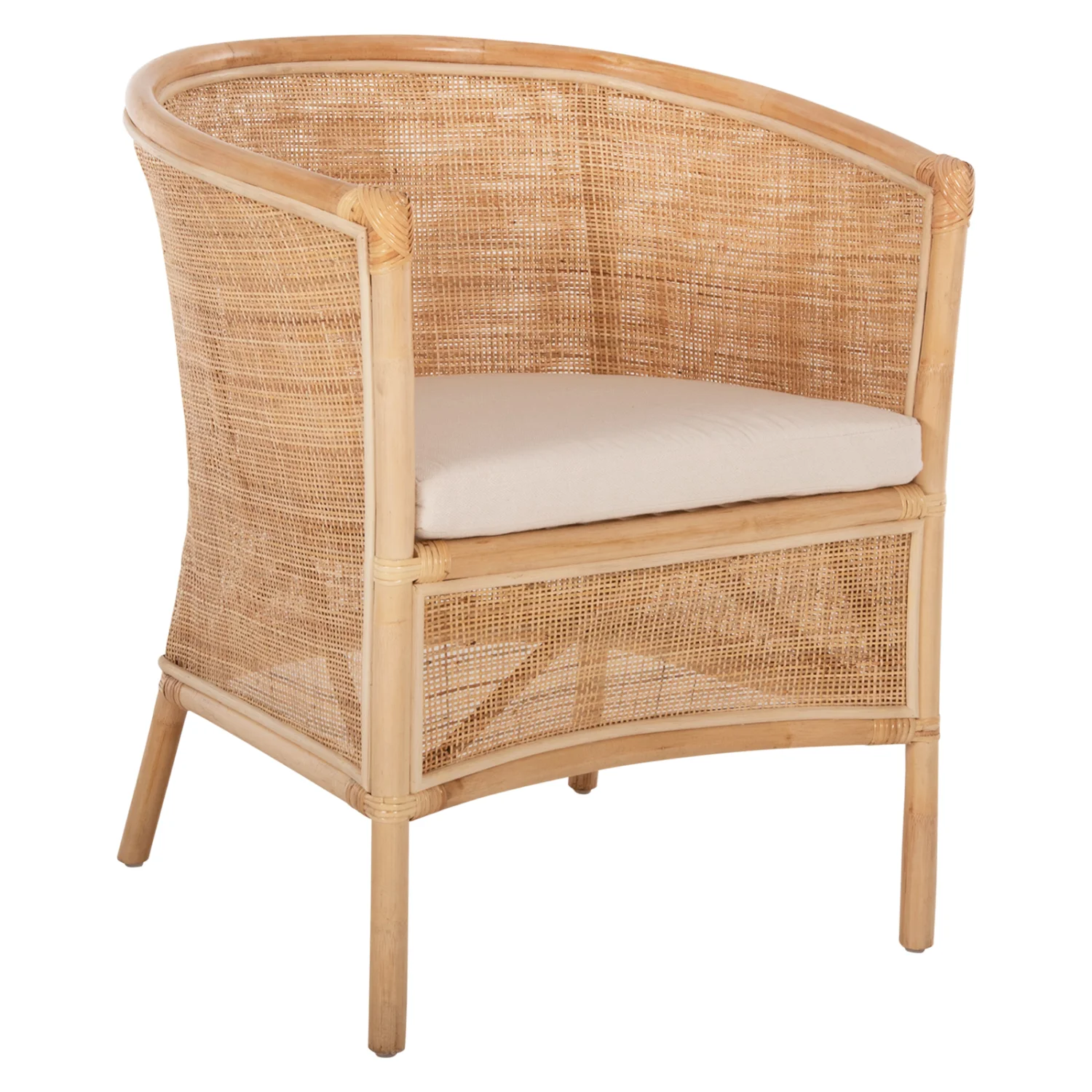 Φωτογραφία προϊόντος: b2b markt ΠΟΛΥΘΡΟΝΑ APRON HM9818 RATTAN ΠΛΕΚΤΟ ΣΕ ΦΥΣΙΚΟ-ΛΕΥΚΟ ΜΑΞΙΛΑΡΙ 75x70x85Υεκ.