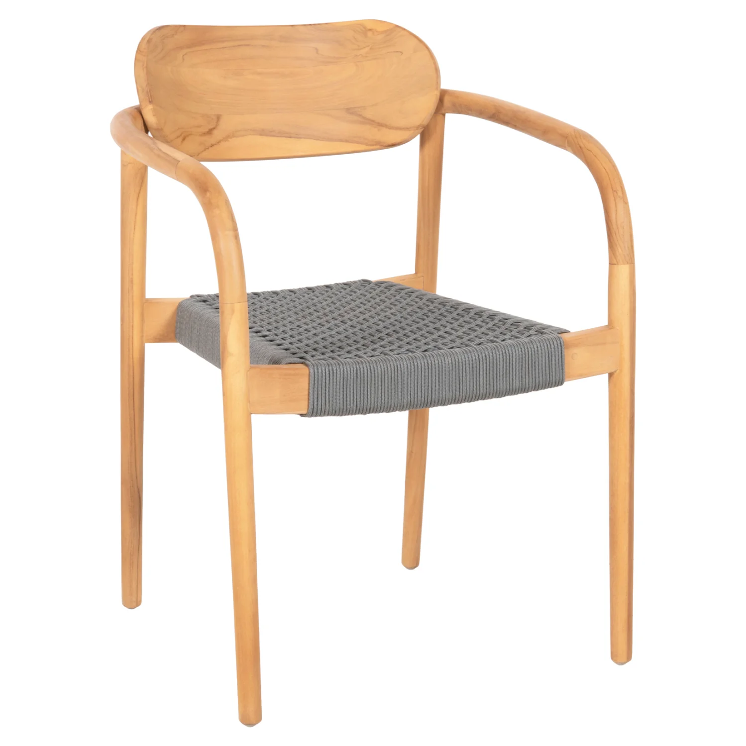 Φωτογραφία προϊόντος: b2b markt ΠΟΛΥΘΡΟΝΑ OSLO HM9636.08 ΞΥΛΟ TEAK ΦΥΣΙΚΟ & ΓΚΡΙ ΣΧΟΙΝΙ 55x54x80Yεκ.