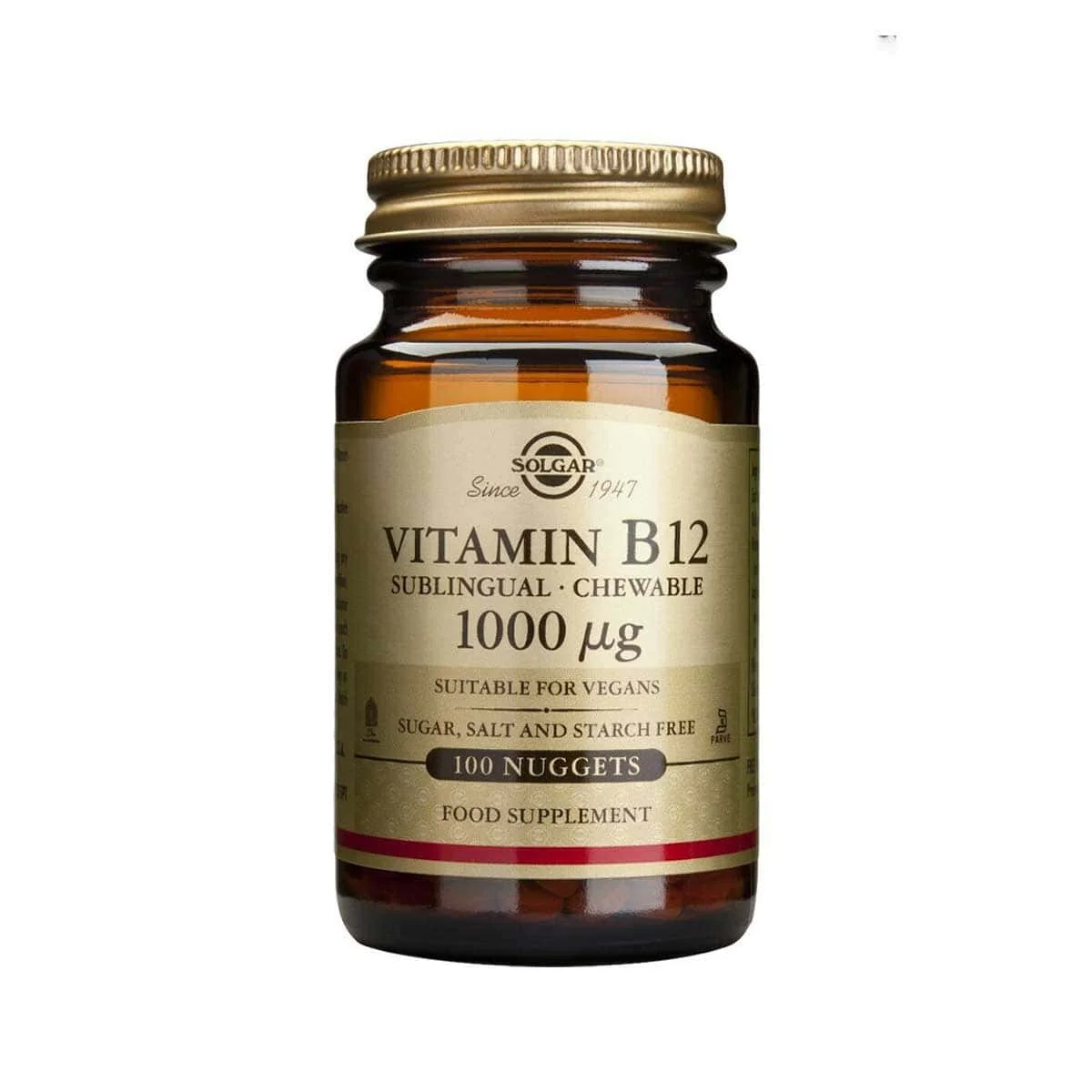 Φωτογραφία προϊόντος: Medipharmacy Solgar Vitamin B12 1000 mcg 100 Υπογλώσσια δισκία