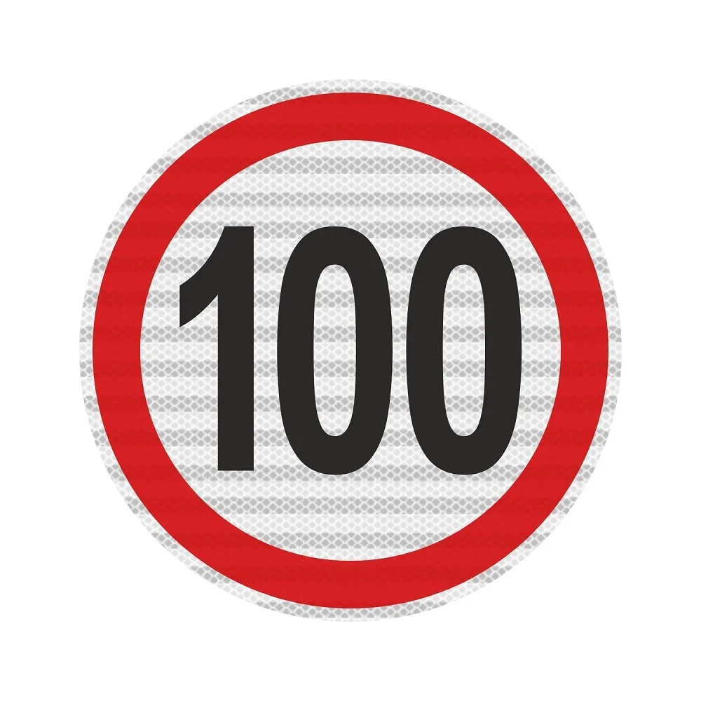 Φωτογραφία προϊόντος: OEM Όριο ταχύτητας 100km/h Αυτοκόλλητο - T04