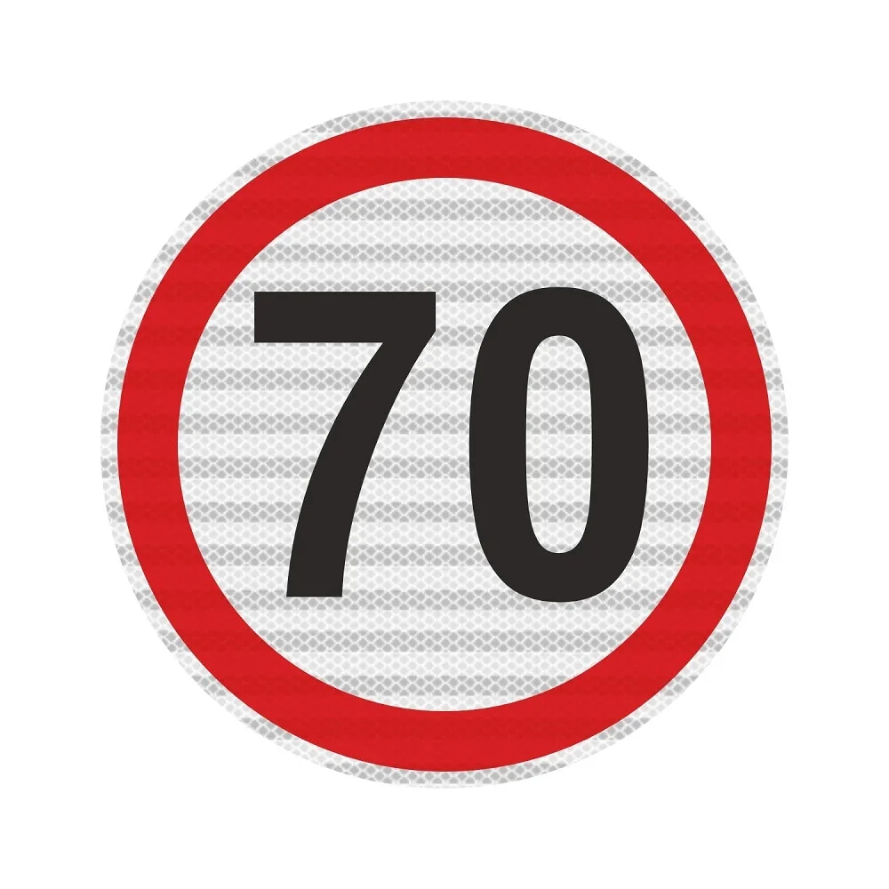 Φωτογραφία προϊόντος: OEM Όριο Ταχύτητας 70km/H Αυτοκόλλητο - T01