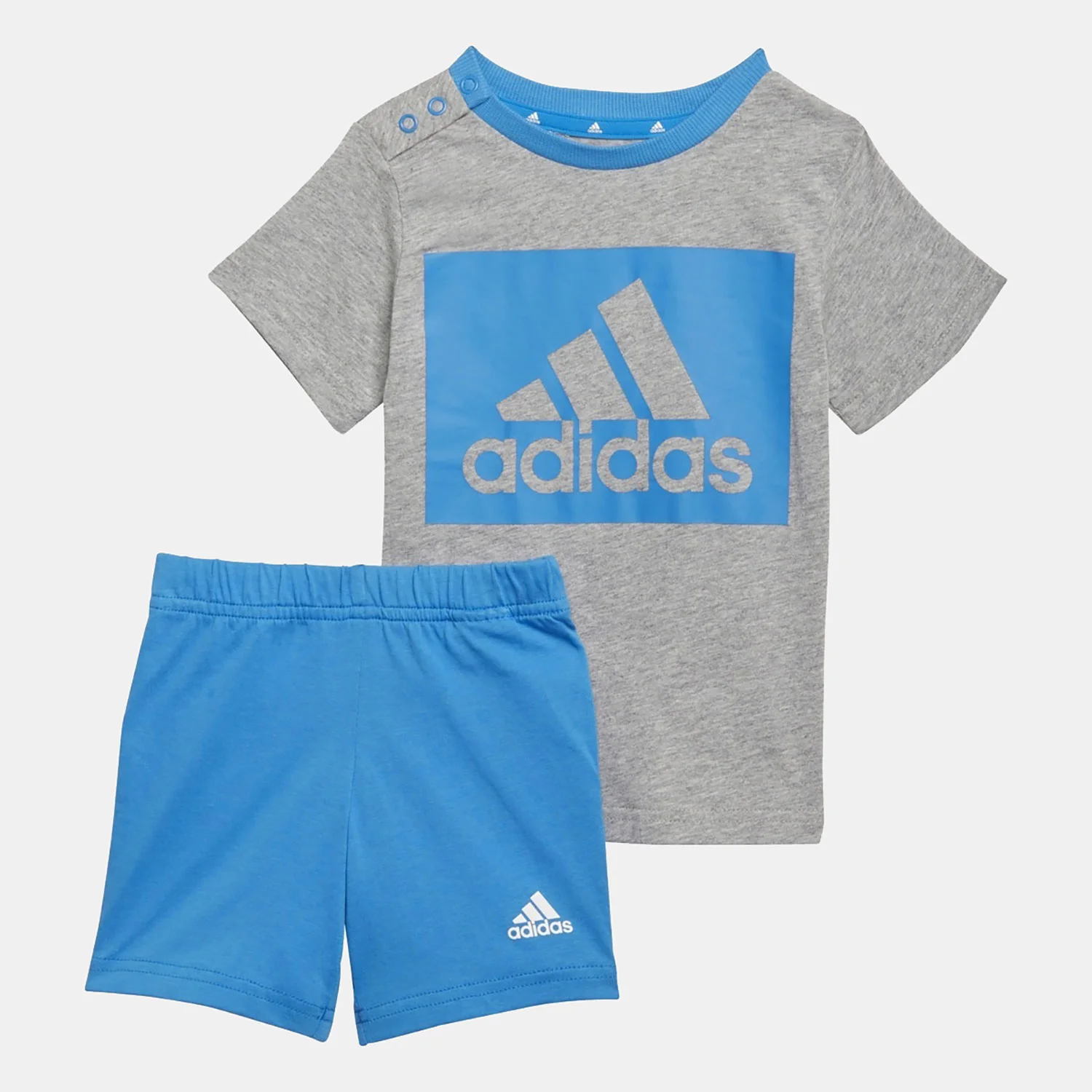 Φωτογραφία προϊόντος: ADIDAS PERFORMANCE ESSENTIALS T-SHIRT AND SHORTS SET ΓΚΡΙ