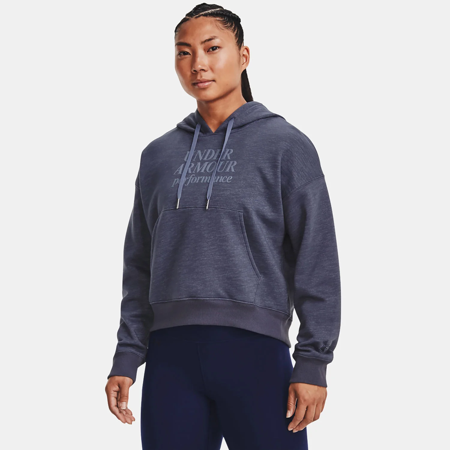 Φωτογραφία προϊόντος: UNDER ARMOUR UA ESSENTIAL FLEECE SCRIPT HOODIE ΓΚΡΙ