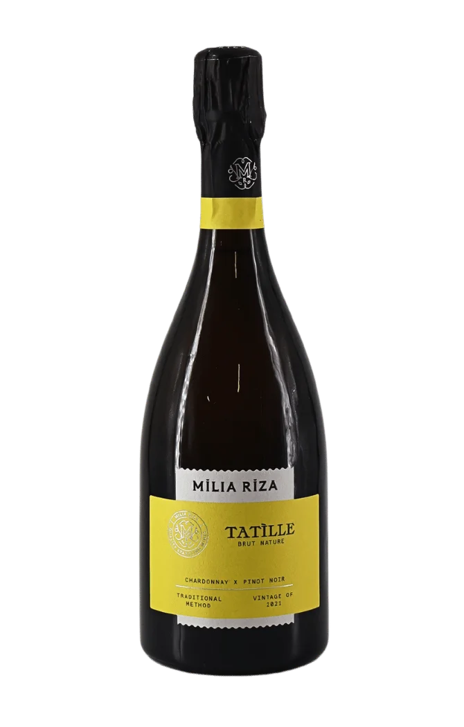 Φωτογραφία προϊόντος: Milia Riza "Tatille" (Chardonnay, Pinot Noir) Brut Nature 2022 - Pinot Noir - Λευκός Οίνος - Αφρώδης - 750ml