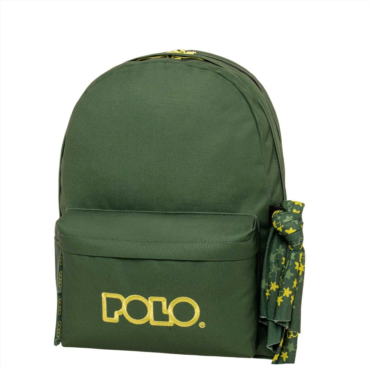 Φωτογραφία προϊόντος: Polo Σακιδιο Original Double Scarf Σχολική Τσάντα Πλάτης Πράσινη 2025 901235-6271