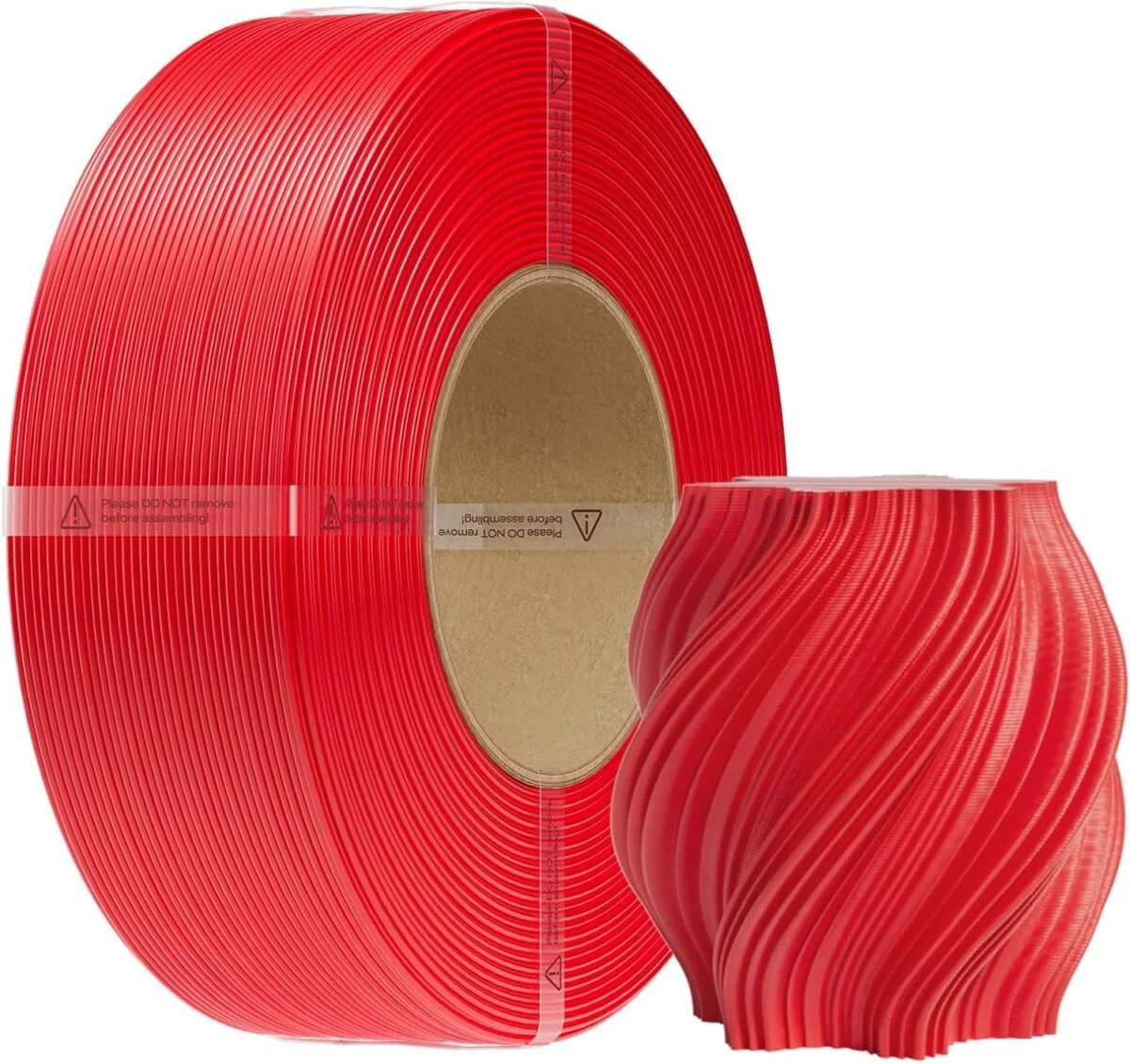 Φωτογραφία προϊόντος: Creality CR-PETG Red - No Reel 3D Printer Filament, Hard Glossy, Tensile 49MPA, 1 kg Spool1.83